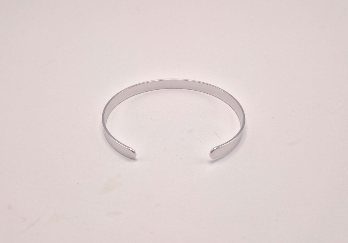 Bracelete Liso Prata 925