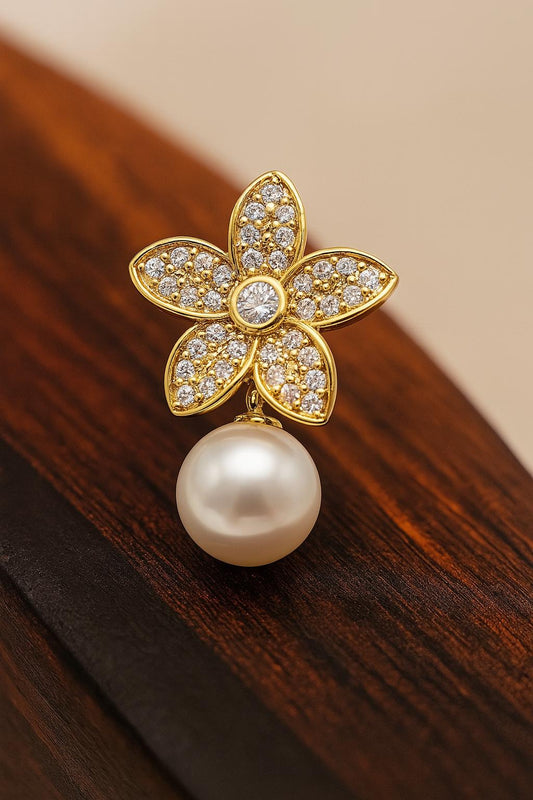 Brinco cinco pétalas