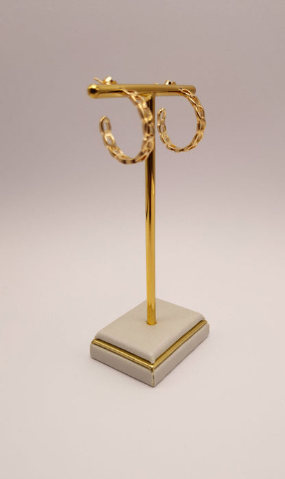 Brinco Argola vazado sol de verão