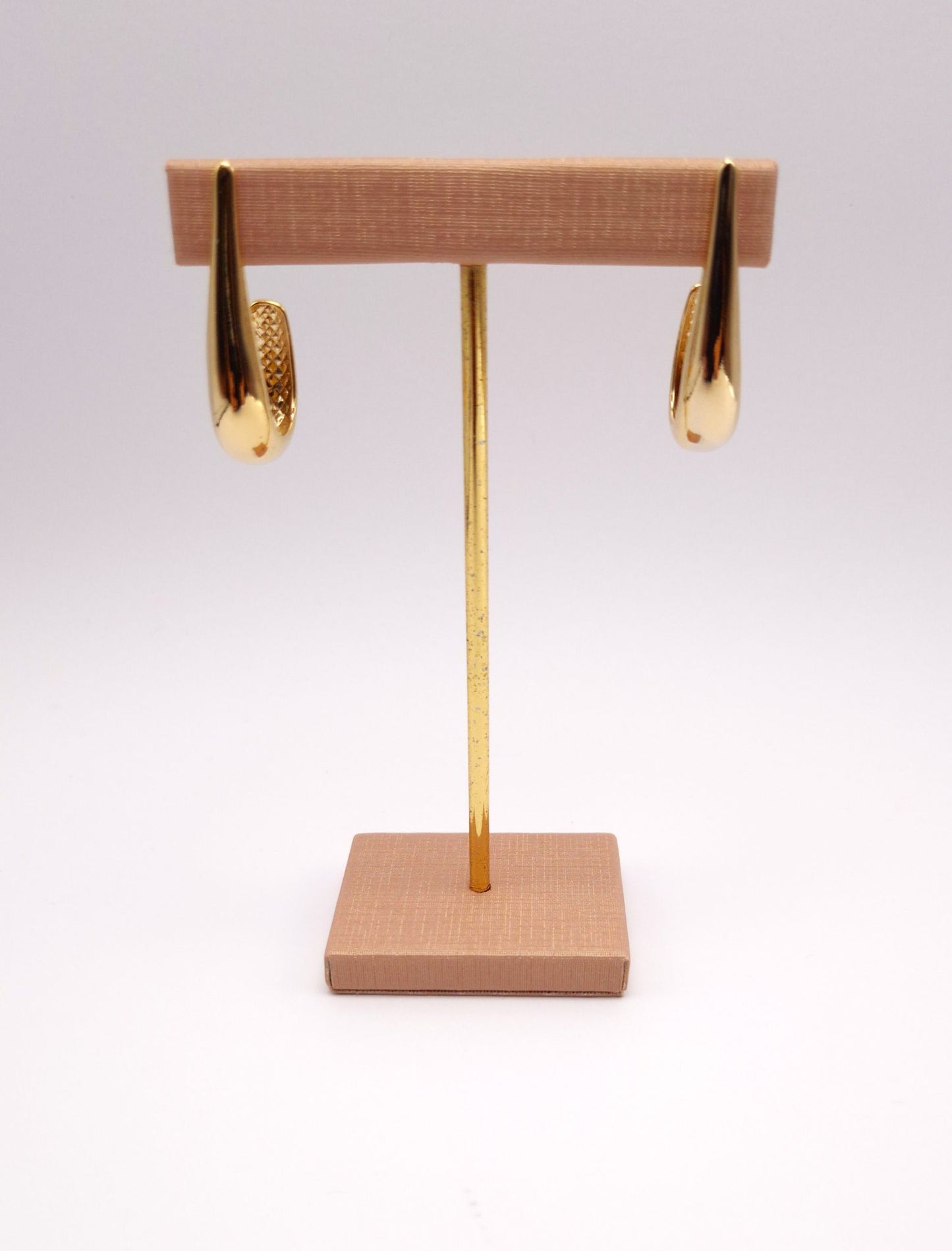 Brinco alongado folheado a ouro Juliana