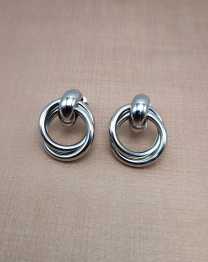 Brinco Argola Dupla de Prata 925 – Beatriz