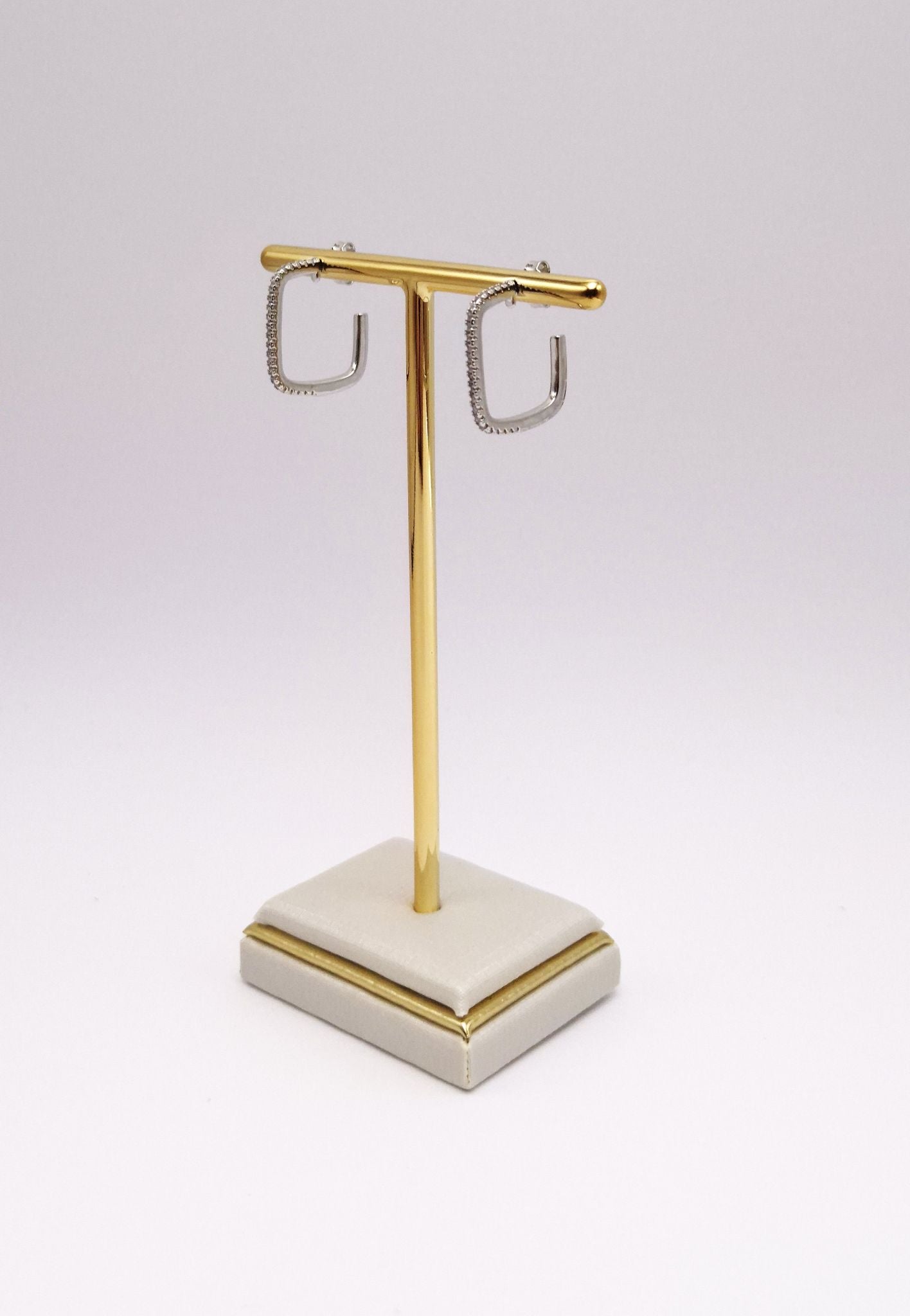 Brinco de Prata nobre 925 com Zirconias Anna