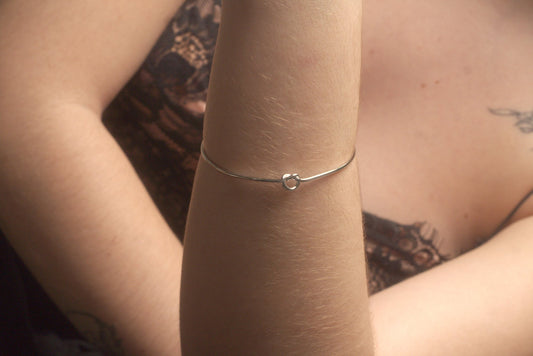 Bracelete Nó em Prata Nobre 925