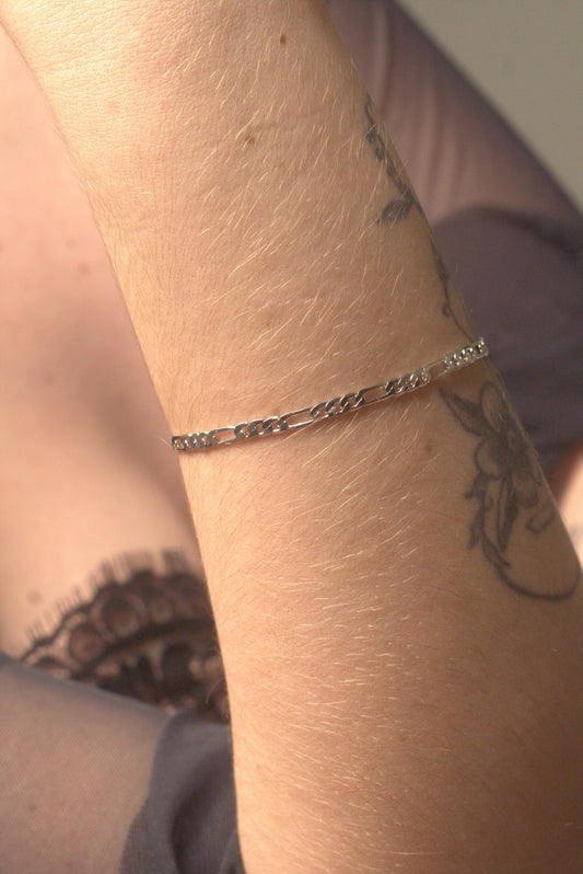 Pulseira Prata Elos 3x1