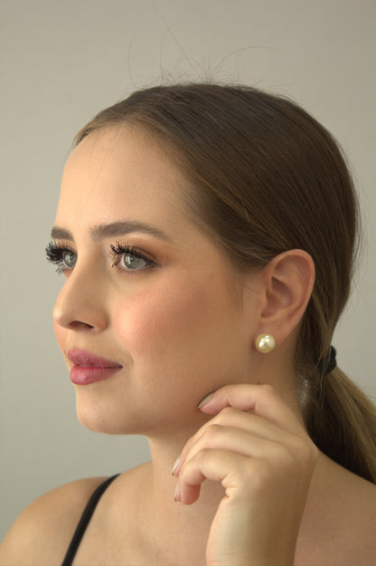 Brinco de Pérola Grande Primeira Linha