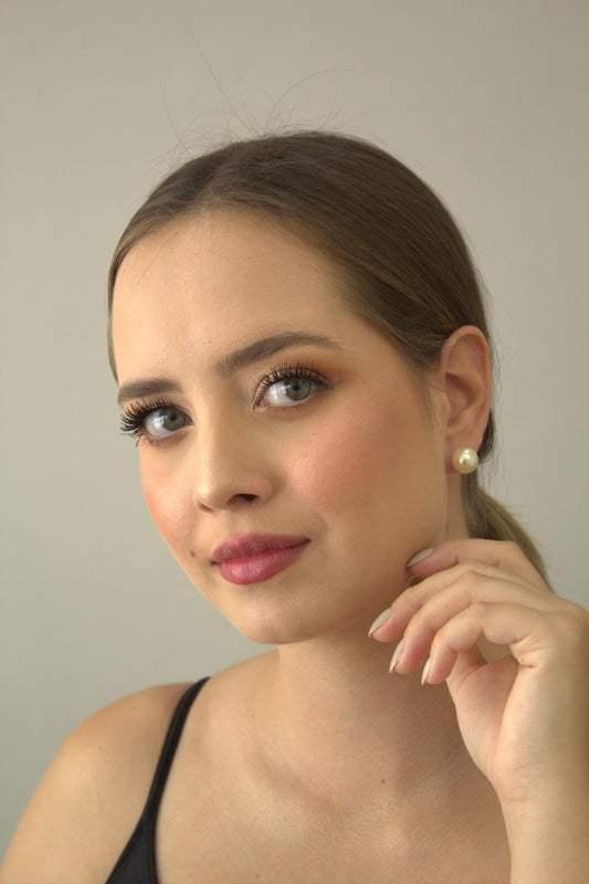 Brinco de Pérola Grande Primeira Linha