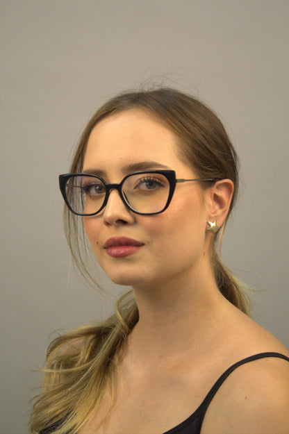 Brinco Estrela Dourada Folheado a Ouro Andrea