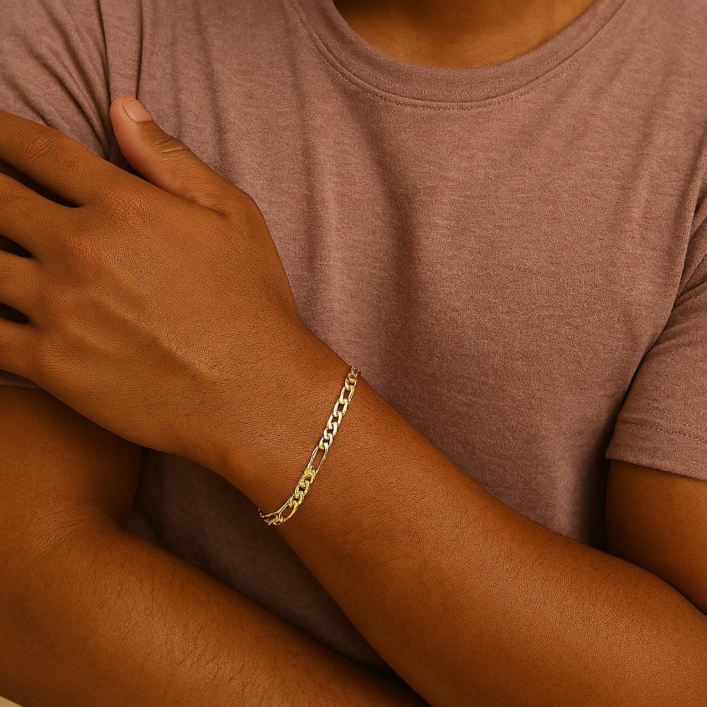 Pulseira folheada a ouro 18k