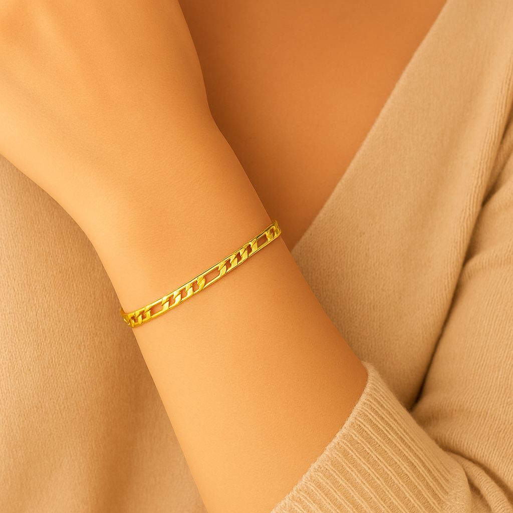 Pulseira folheada a ouro 18k