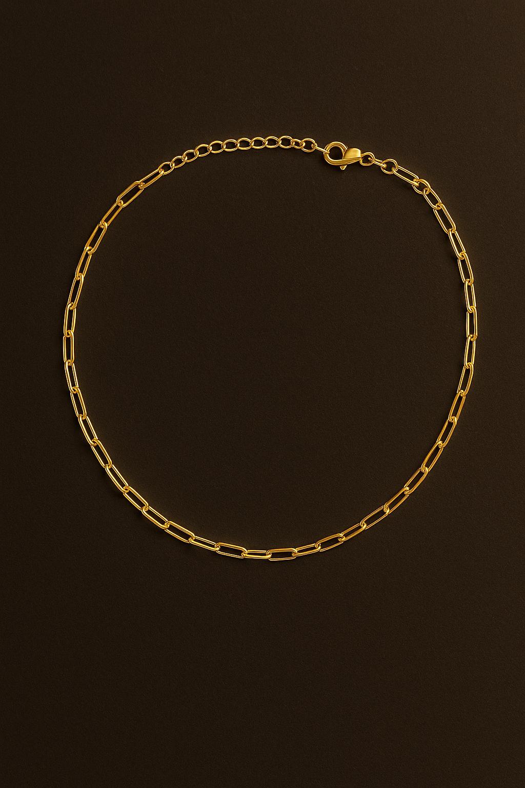 Gargantilha Elos Folheado a Ouro 18K