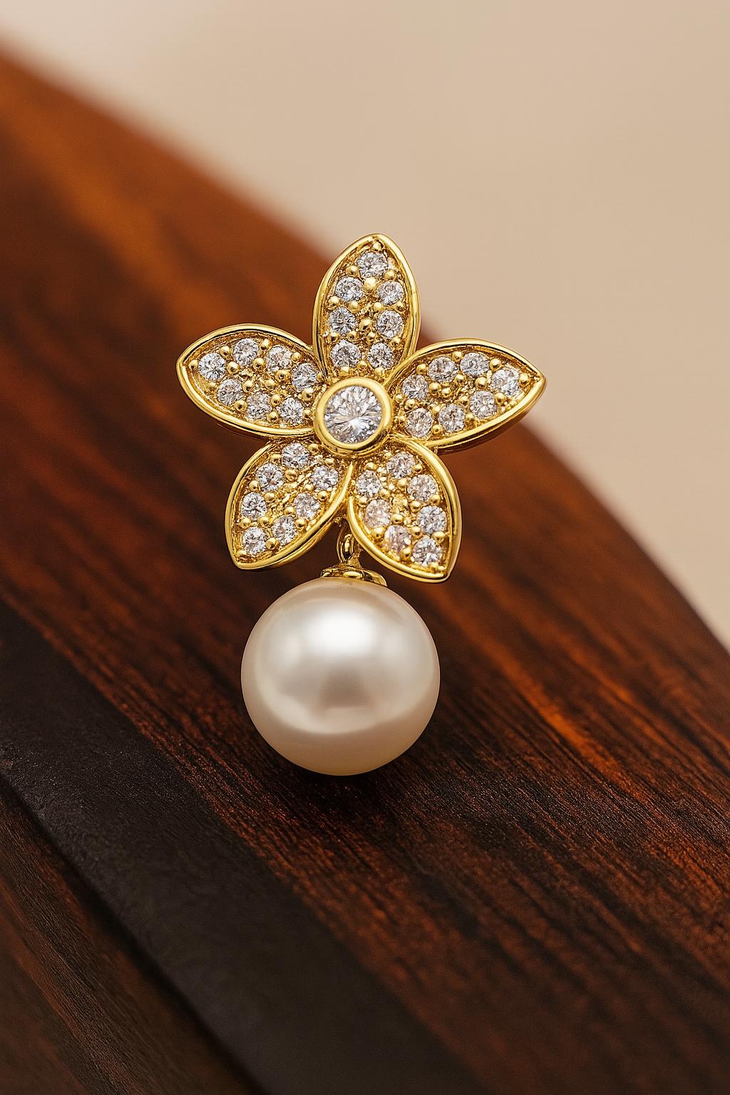 Brinco cinco pétalas