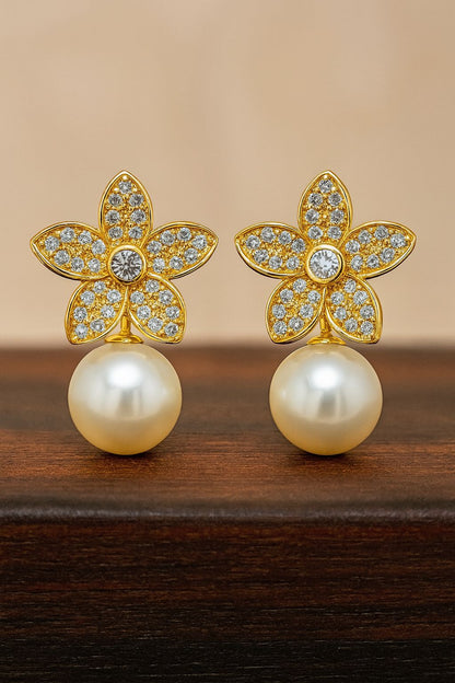 Brinco cinco pétalas