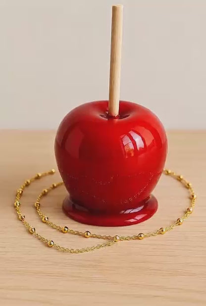 Colar de bolinhas Folheado a ouro 18kl